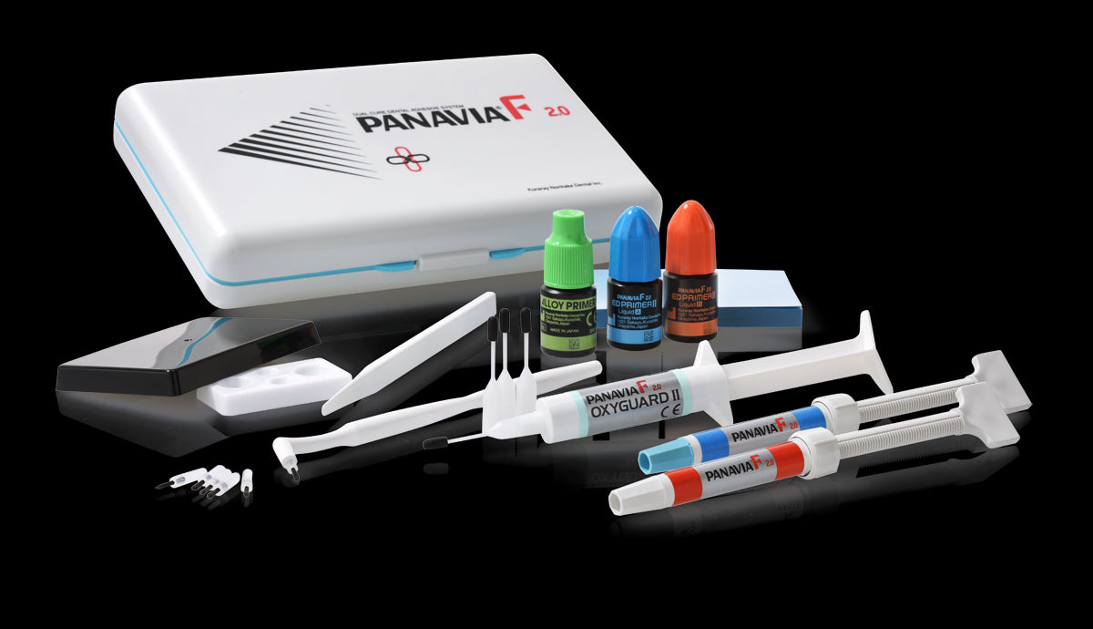 Kuraray 481EU Panavia F 2.0 Dual Cure Dental Resin Cement Intro Kit White Kuraray 481EU Panavia F 2.0 Dual Cure Dental Resin Cement Intro Kit White